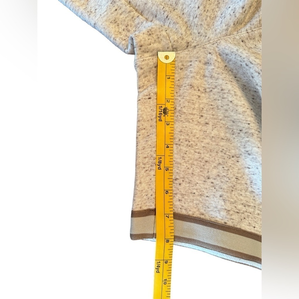 Dicks Sporting Goods Size 1X Speckled Oatmeal Shorts with Brown and Gray Trim - Picture 9 of 11